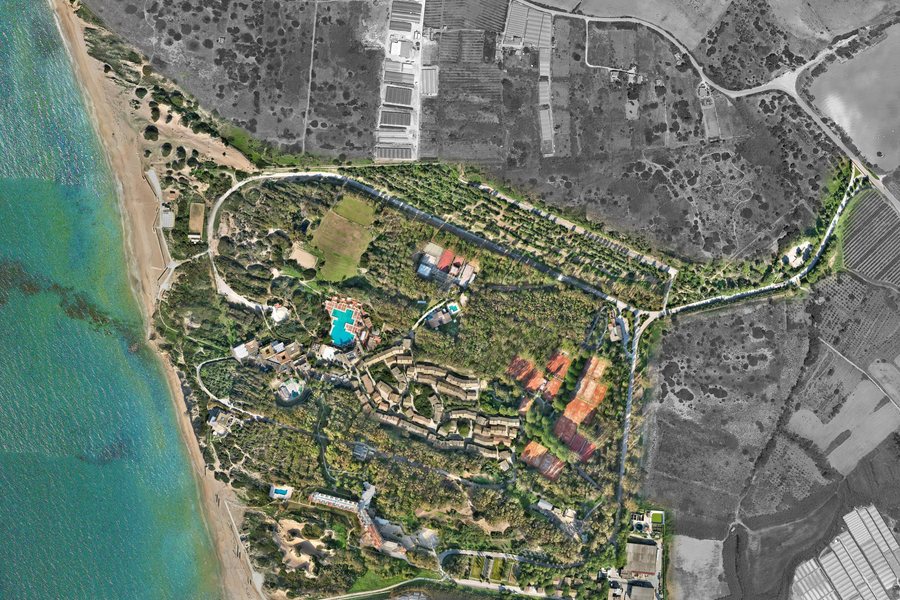 Rilievo del villaggio di Kamarina
